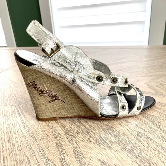 Miss Sixty Wedge Sandals - Silver - 35 - Picture 2 of 11